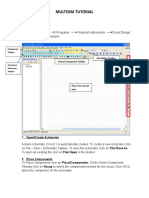 MULTISIM Instruction Manual