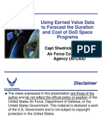 02 Using Earned Value Data to Forecast the Duration and Cost of DoD Space Programs Bridgeforth