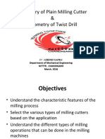 PPTs on Milling cutters and Twist drill.pdf