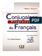 Conjugaison Progressive Du Francais Avec 250 Exercices Debutant PDF