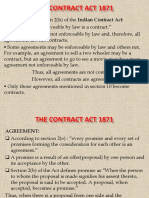 The Contract Act 1871 R