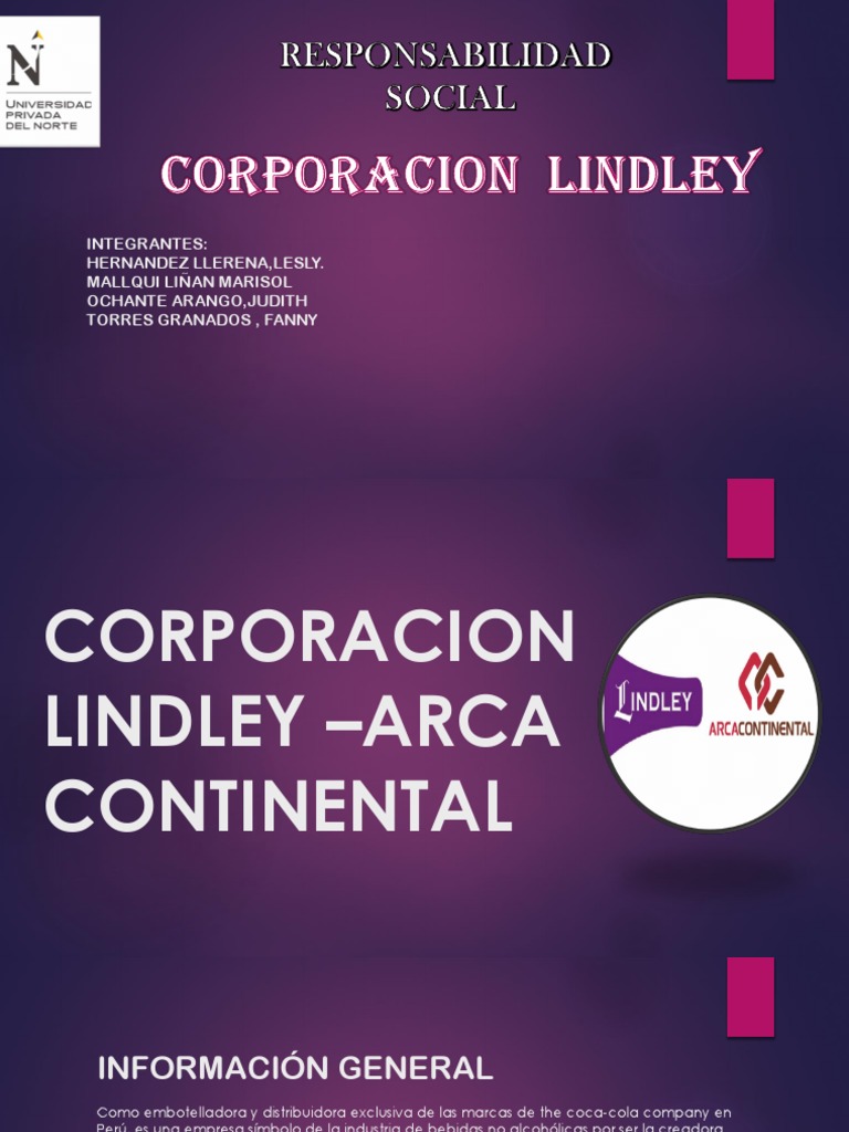 Responsabilidad Social de Arca Continental Lindley | PDF | Igualdad de ...