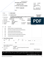 B.ed Admission Form