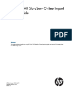 HP EVA To 3PAR StoreServ Online Import Migration Guide PDF