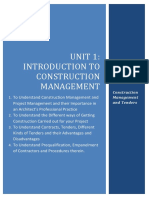 Unit 1 Introduction To Construction Management-2