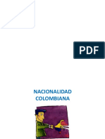 Nacionalidad Colombiana -Dip