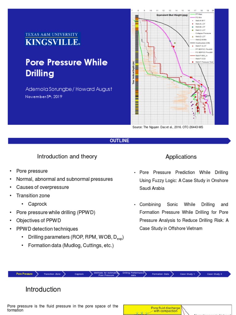 Pore Pressure Management in Drilling | PDF | Oil Well | Porosity