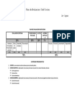 Plan de Evaluacio Chef Primer Lapso PDF