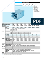 Cosel P300E 15 Datasheet