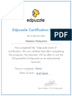 Edpuzzle Level 2 Certification