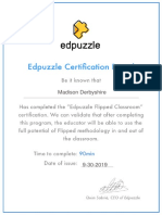 Edpuzzle Flipped Certification