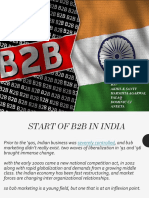 Analysis of Indian b2b Scenario