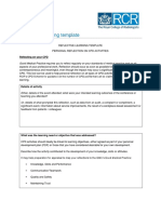 RCR CPD Reflective Learning Template