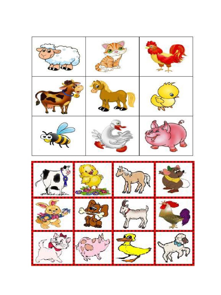 Animales Domesticos para Recortar | PDF
