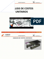 7. Analisis de Costos Unitarios