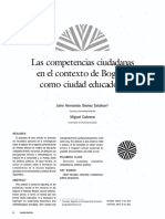 Competencias Ciudadanas en El Contexto de Bogotá