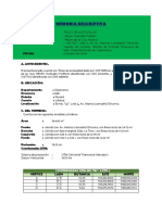 Memoria Descriptiva Reyes Huaman Fabian