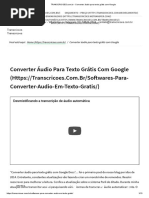 TRANSCRICOES.com.Br - Converter Áudio Para Texto Grátis Com Google