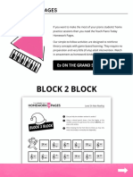 31 Reindeer Block 2 Block Note Reading