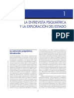 1. Entrevista Psiquiátrica y Exploración de Estado Mental