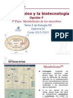 GTP_T8. Microbiología (F5 Metabolismo Microbios) 2013-15