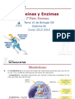 GTP_T10. Proteínas y Enzimas (2ª Parte_Enzimas) 2013-15