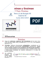 GTP_T10. Proteínas y Enzimas(1ª Parte_Proteínas) 2013-15