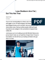 10 Ways to Lose Stubborn Arm Fat _ Eat This Not That