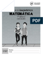 Prueba Progresiva Diagnostico 7° Básico