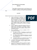 NIIF 9 Instrumentos Financieros Objetivo y Alcance