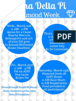 Diamond Week Poster