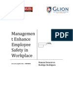 Managemen T Enhance Employee Safety in Workplace: Ana Laura Aguilar Solís - 430090005
