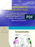 SBAR Communication Model Trans