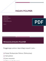 POLIMER: Penggolongan Polimer XII IPA SEM 2