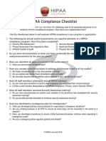 HIPAA Journal HIPAA Compliance Checklist PDF