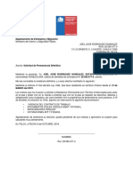 Carta Explicativa Departamento de Extranjería y Migración Mi Diario en Chile