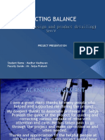 Perfecting Balance: Project Presentation