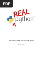 Real Python Part 1 PDF