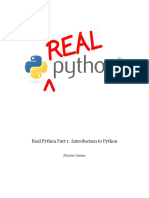 Real Python Part 1 PDF