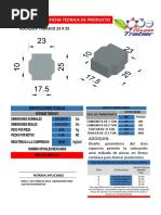 Ficha Tecnica Block Hueco de Concreto 20x20x40 Linea Estructural Nmx-c ...