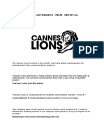 The Cannes Lions Festival Is The World