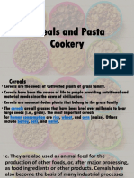 Cereals and Pasta Cookery