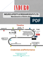 Induro Lifestyle Resources Pvt Ltd: Leaders in Denim Manufacturing