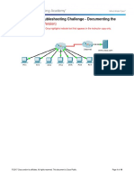 8.1.1.8 Packet Tracer - Troubleshooting Challenge - Documenting The Network Instructions - ILM PDF