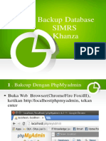 Panduan Backup Database SIMRS