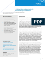 Non-Targeted Screening of Extractables and Leachables in E-Cigarettes