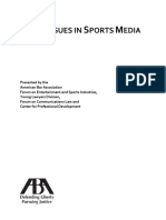 Legal Issues in Sports Media ABA 2019