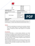 Cuadro Comparativo Oportunidades de Mercado para Los Productos Mexicanos