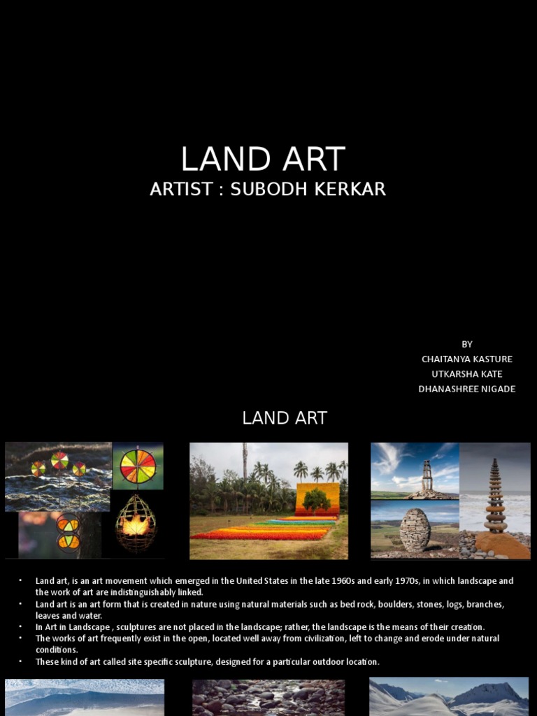 Land Art Pdf Nature
