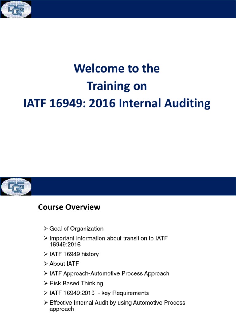 Paradise IATF IA Presentation PDF | PDF | Quality Management System | Risk  Management